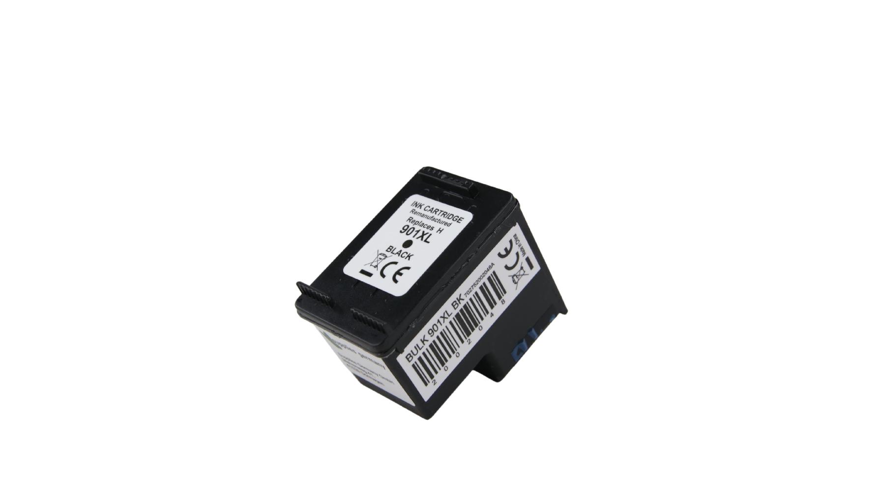 901BKXL alternativ Tinte schwarz für HP / CC654AE / 18ml
