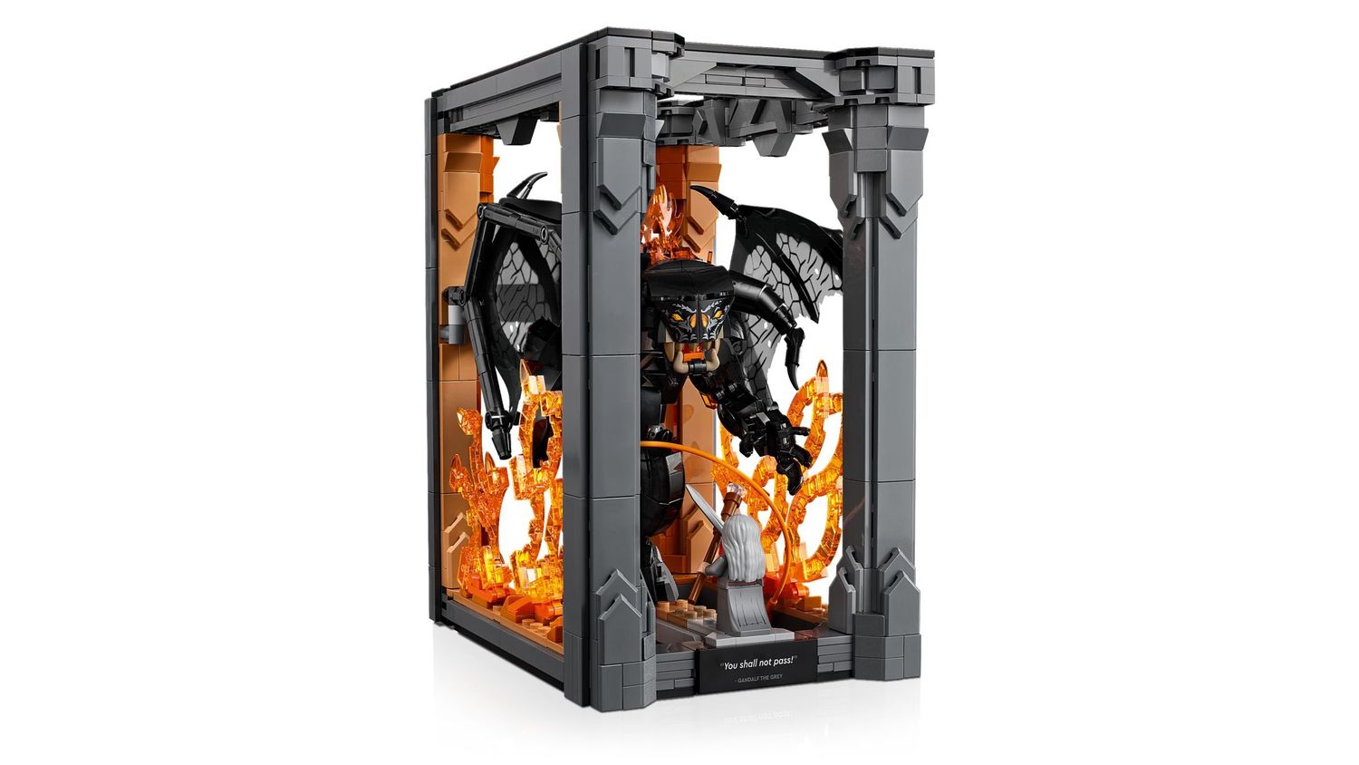 LEGO® 10367 - Icons Der Herr der Ringe: Balrog  Bücherstütze (1201 Teile) LEGO® 10367 - Icons Der Herr der Ringe: Balrog  Bücherstütze (1201 Teile)