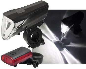 Fahrrad LED-Beleuchtungsset "CFL 60 pro" - 60Lux, StVZO zugelassen, Lithium-Akku Fahrrad LED-Beleuchtungsset "CFL 60 pro" - 60Lux, StVZO zugelassen, Lithium-Akku