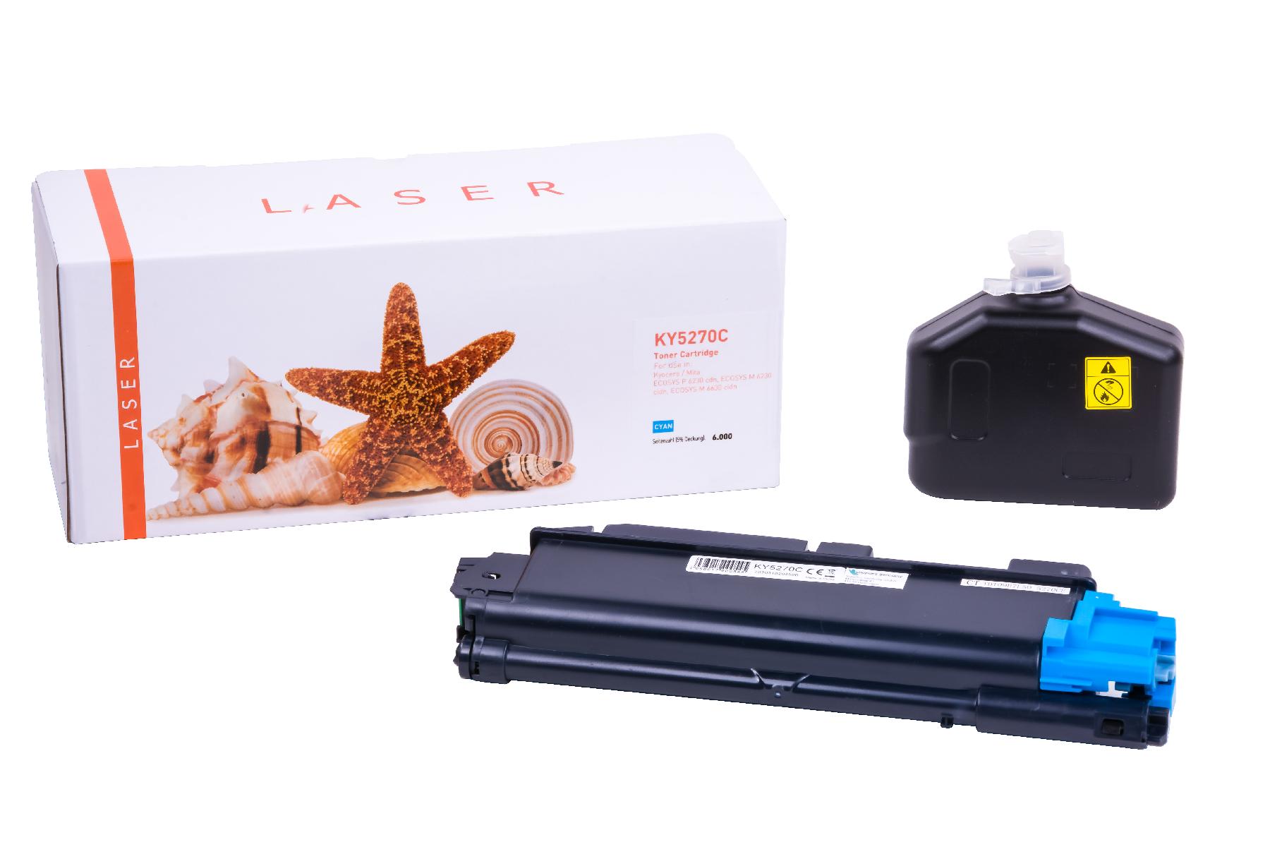 TK5270C alternativ Toner Cyan für Kyocera / TK5270C / 6.000 Seiten TK5270C alternativ Toner Cyan für Kyocera / TK5270C / 6.000 Seiten