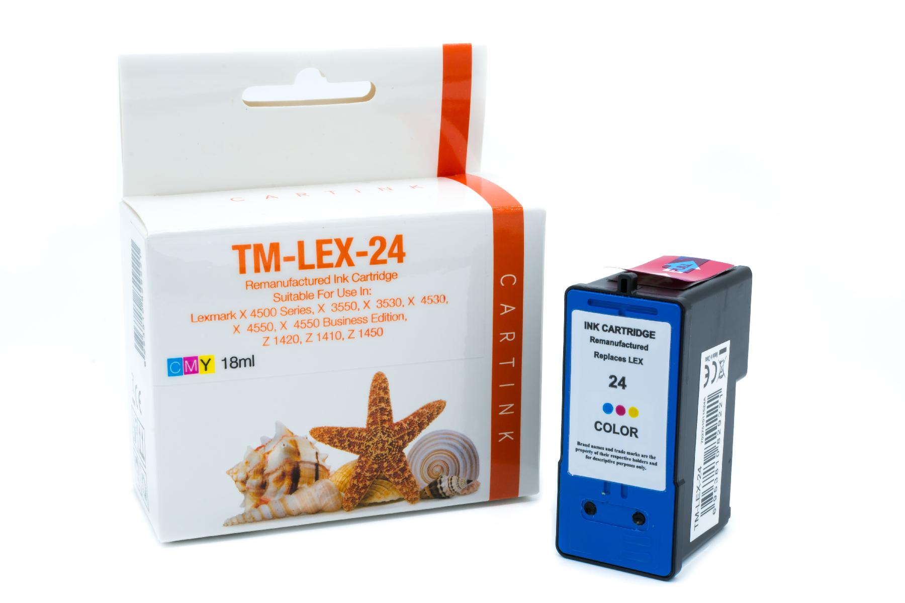 LEX24 Refill Tinte Color Lexmark / 18C1524E / 18ml LEX24 Refill Tinte Color Lexmark / 18C1524E / 18ml