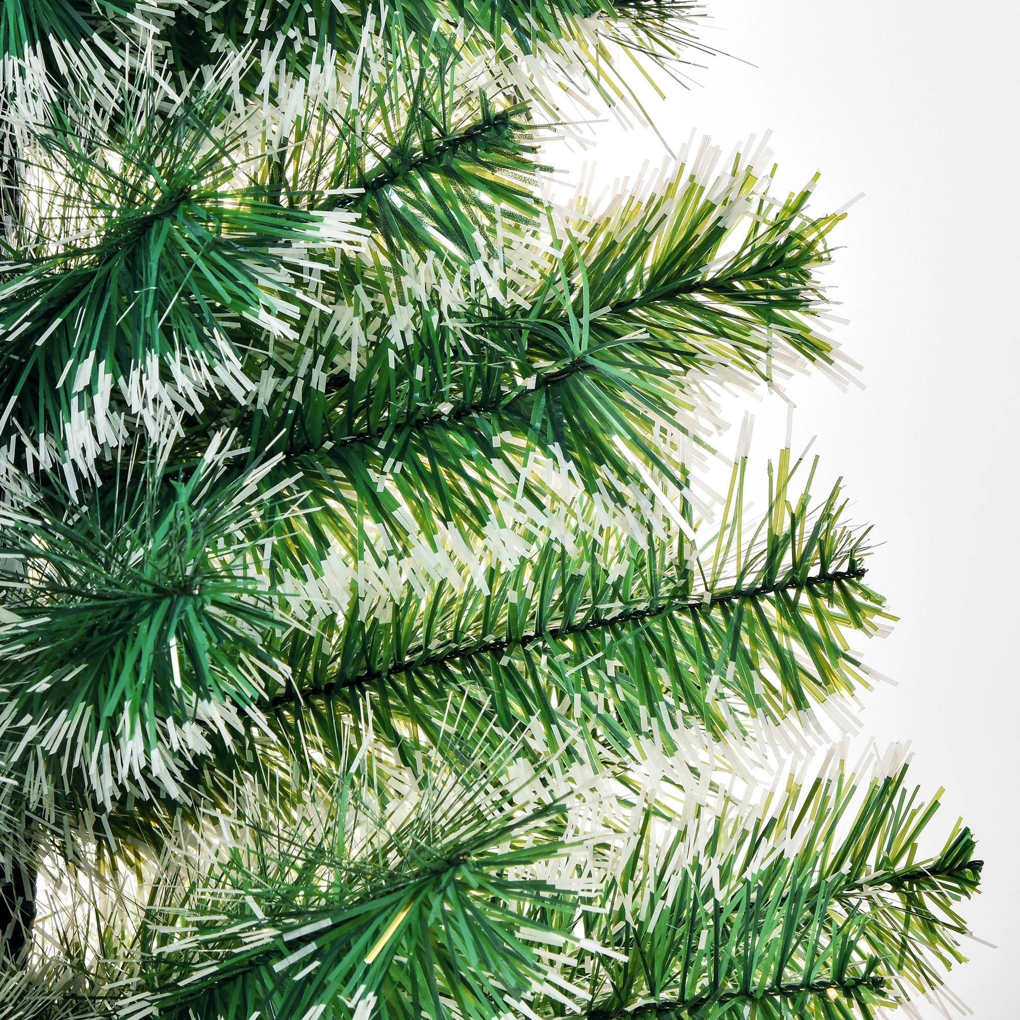 Weihnachtsbaum 1,5 m Christbaum Tannenbaum 416 Äste Metallfuß PET Grün