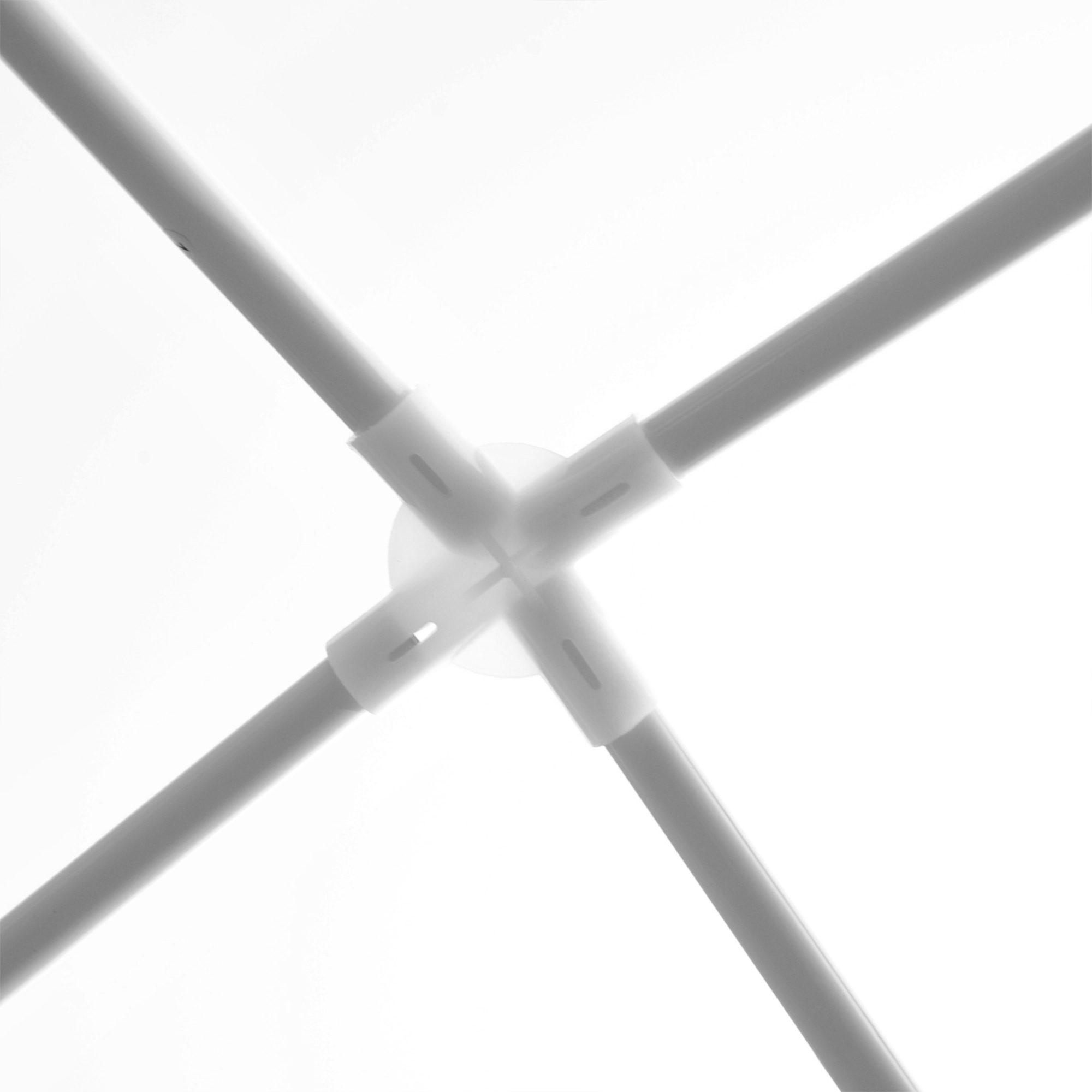 Pavillon 2,7x2,7m Rechteckig Wasserabweisend Stabil Winterfest Pavillon Partyzelt Gartenzelt Gartenpavillon Festzelt für Camping Garten, Weiß