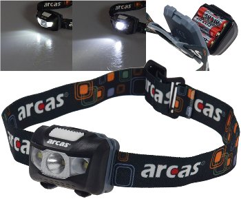 LED-Stirnlampe "HeadLight CREE" 5W - 160 Lumen, inkl. 3x Micro Batterien LED-Stirnlampe "HeadLight CREE" 5W - 160 Lumen, inkl. 3x Micro Batterien