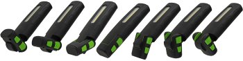 LED Stableuchte mit Akku "FlexiLED 880", Ladeschale, Magnetfuß,10W, 880lm,IP67