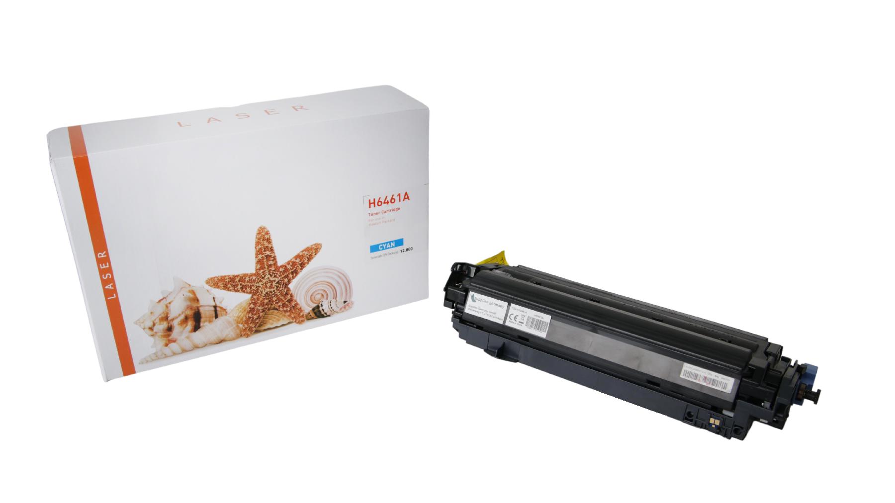 Q6461A alternativ Toner Cyan für HP / Q6461A / 12.000 Seiten