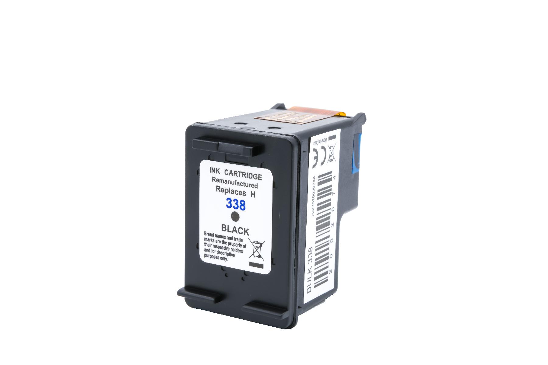 338 alternativ Tinte schwarz für HP / C8765EE / 16ml