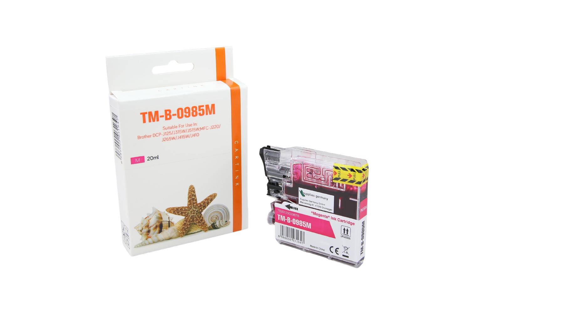 LC985M alternativ Seestern Tinte magenta für Brother / LC985M / 20ml