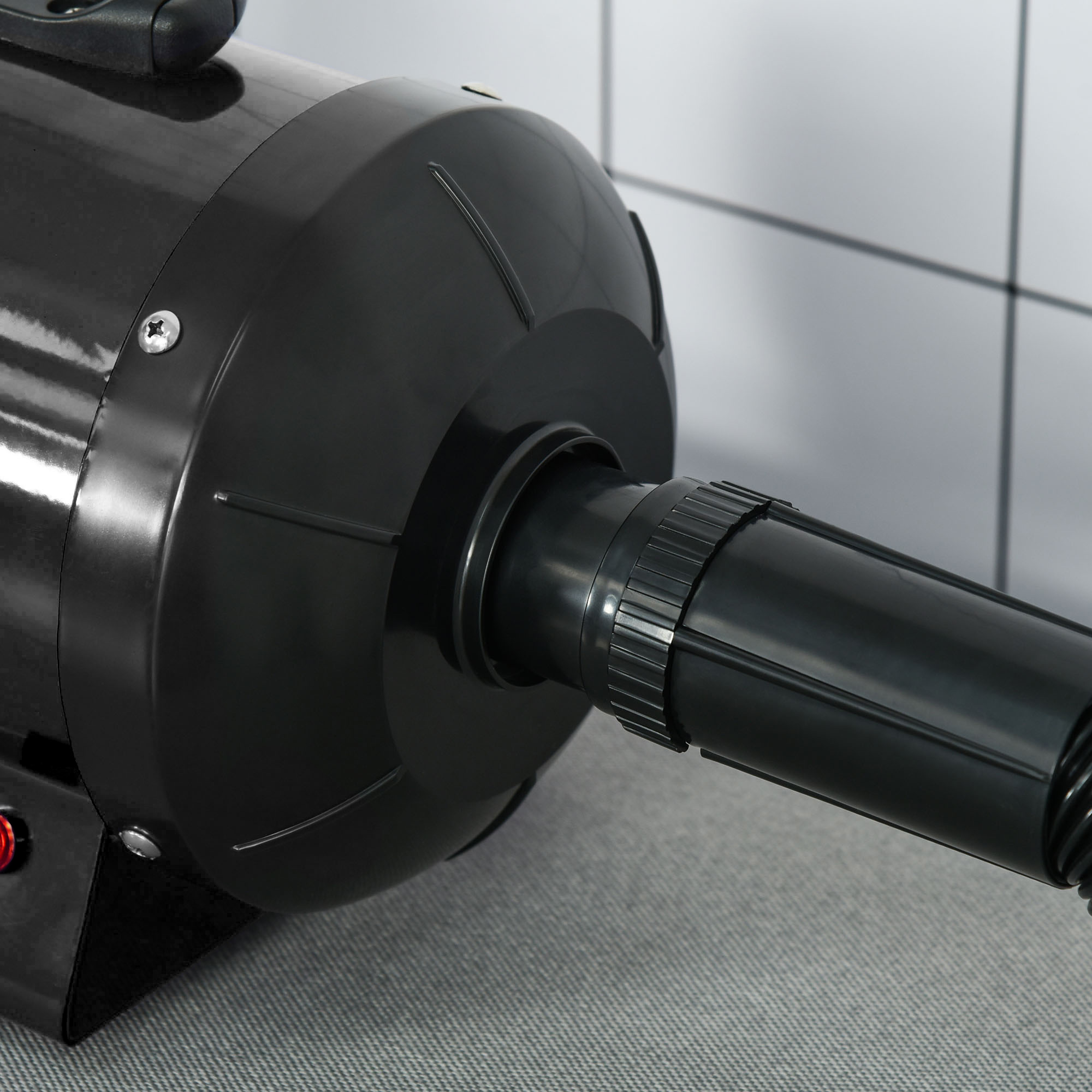 Profi Hundefön Tierfön Pet Dryer Flüsterfön Hundetrockner 2800W Metall Schwarz 40 x 16 x 20 cm