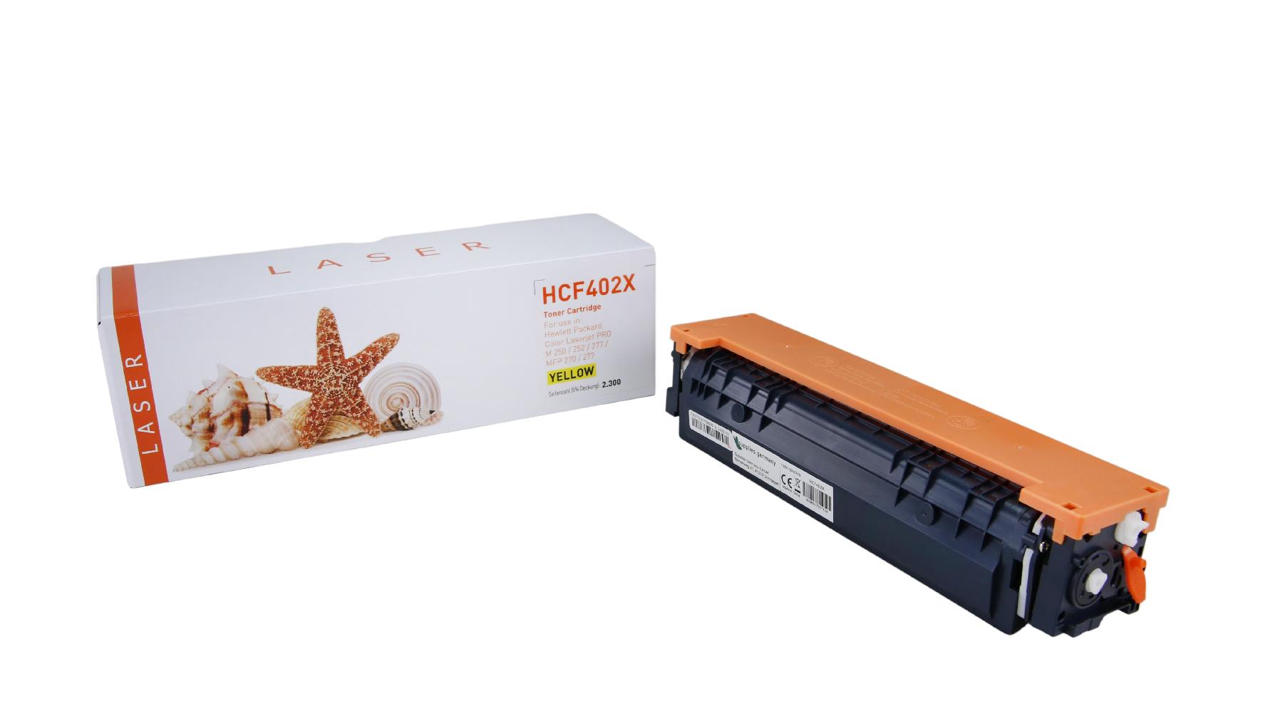CF402X alternativ Toner yellow für HP / CF402XY / 2.300 Seiten