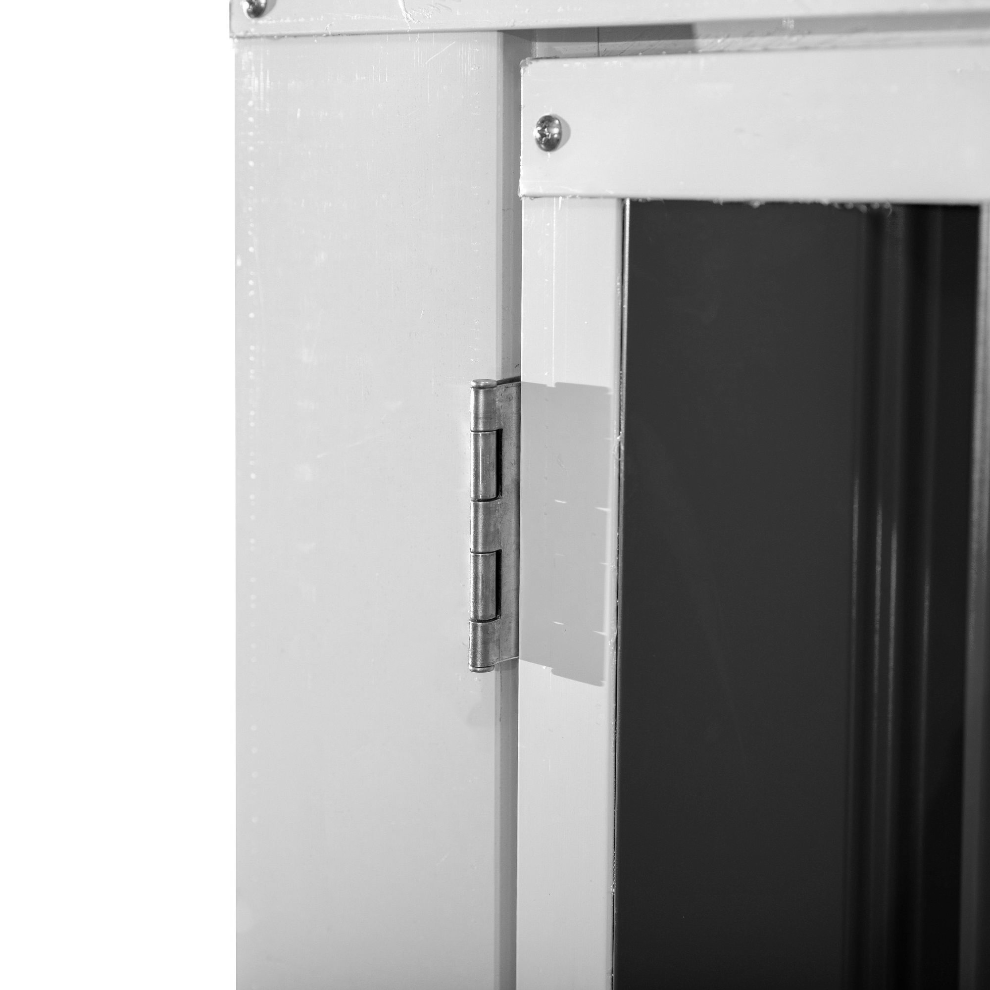 Mülltonnenbox Müllbox Storer abschließbar Gerätebox für 2 Mülltonnen Stahl 178,5 x 104,5 x 128,5/113 cm Schwarz