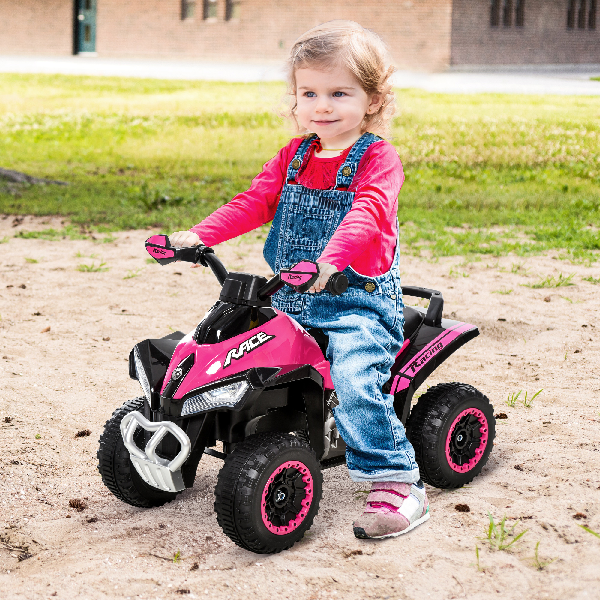 Rutschauto Rutschfahrzeug Kinderfahrzeug für 18-36 Monate Kinder Rosa