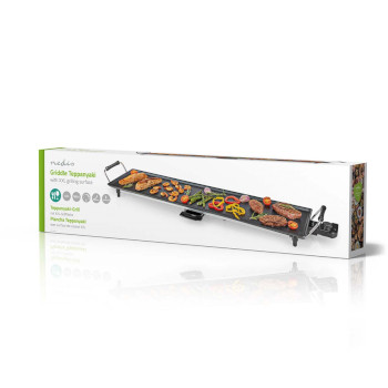 Teppanyaki-Tischgrill | Backfläche (L x B): 90 x 23 cm | 5 Wärmeeinstellungen