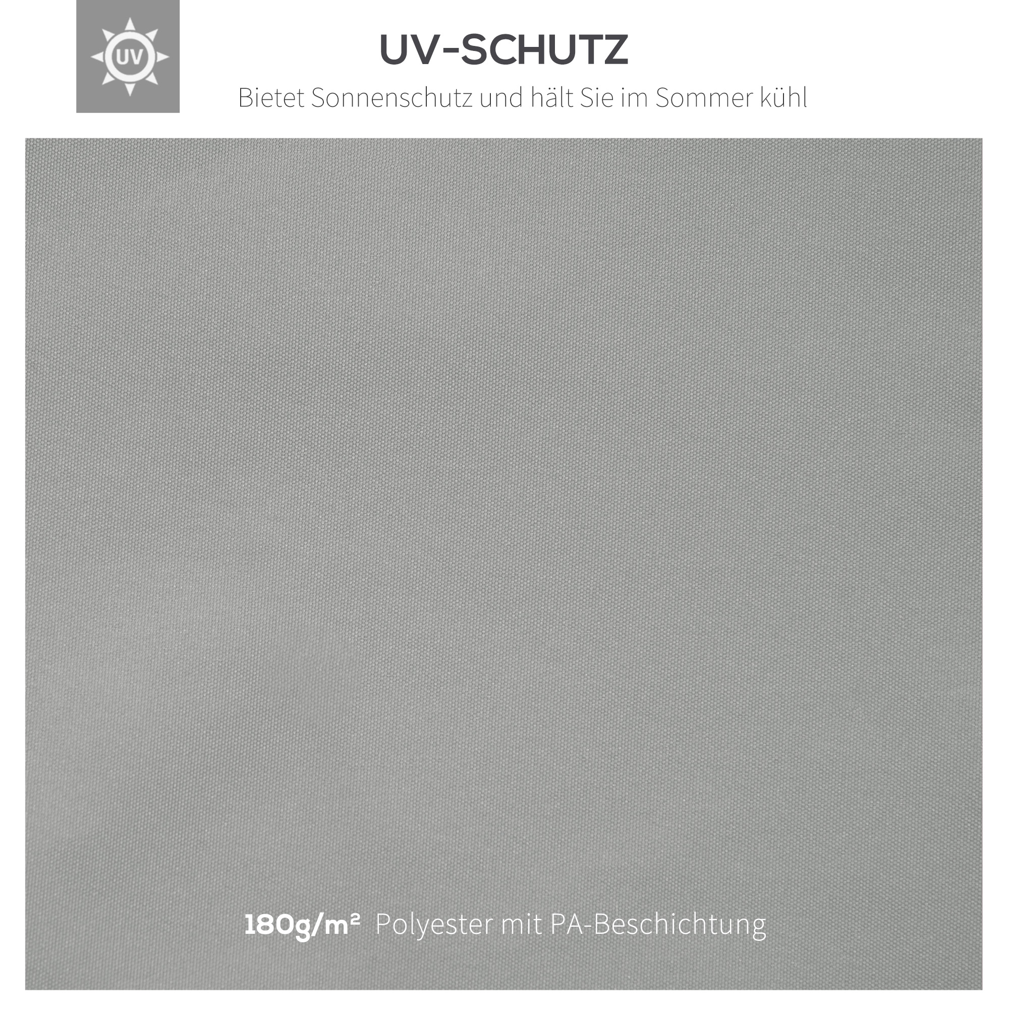 Ersatzdach für Metallpavillon 3x4m wasserabweisend Pavillondach mit Doppeldach, Ersatzbezug für Gartenpavillon Partyzelt Gartenzelt Polyester Hellgrau