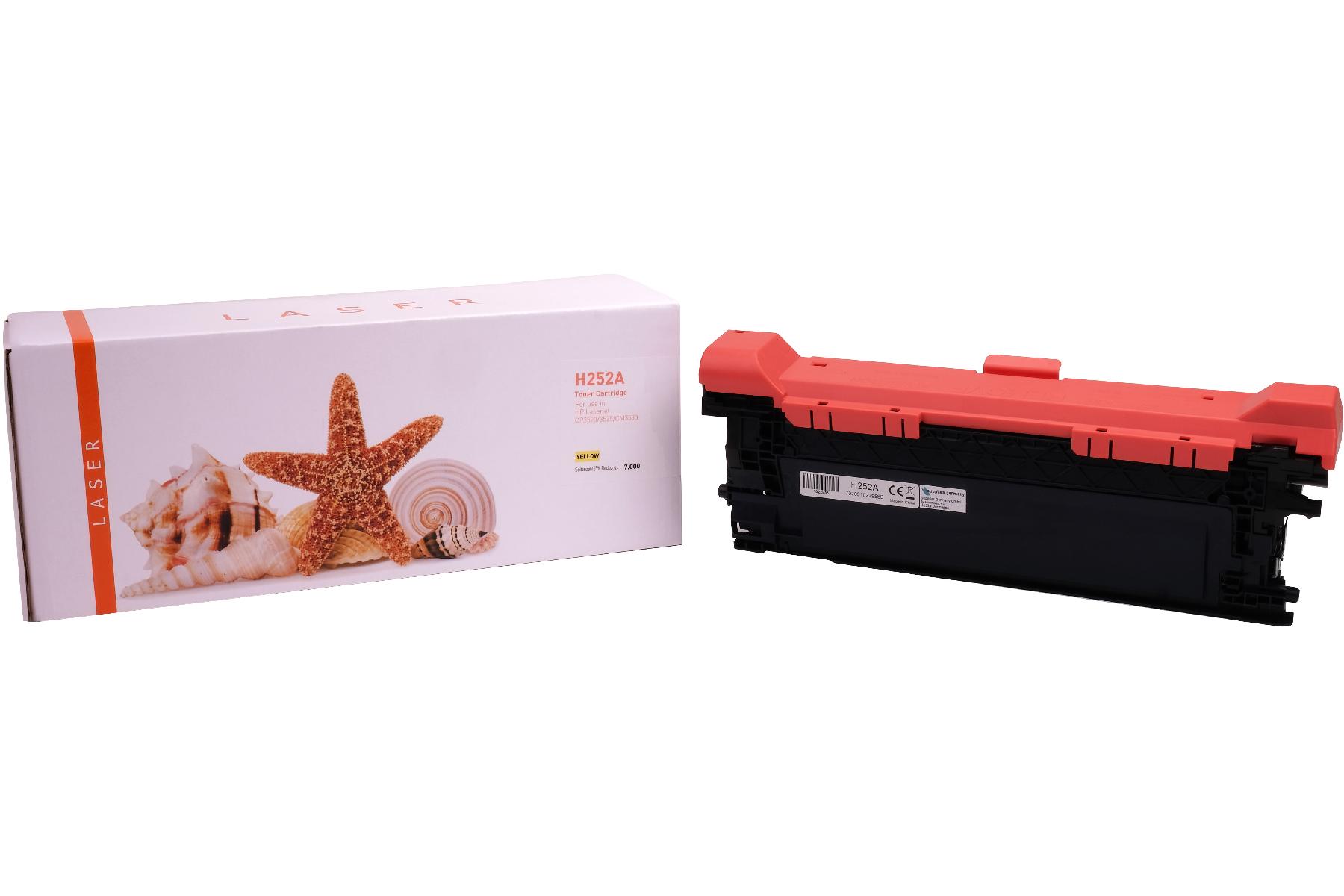 CE252A alternativ Toner gelb für HP / CE252A / 504A / 7.000 Seiten CE252A alternativ Toner gelb für HP / CE252A / 504A / 7.000 Seiten