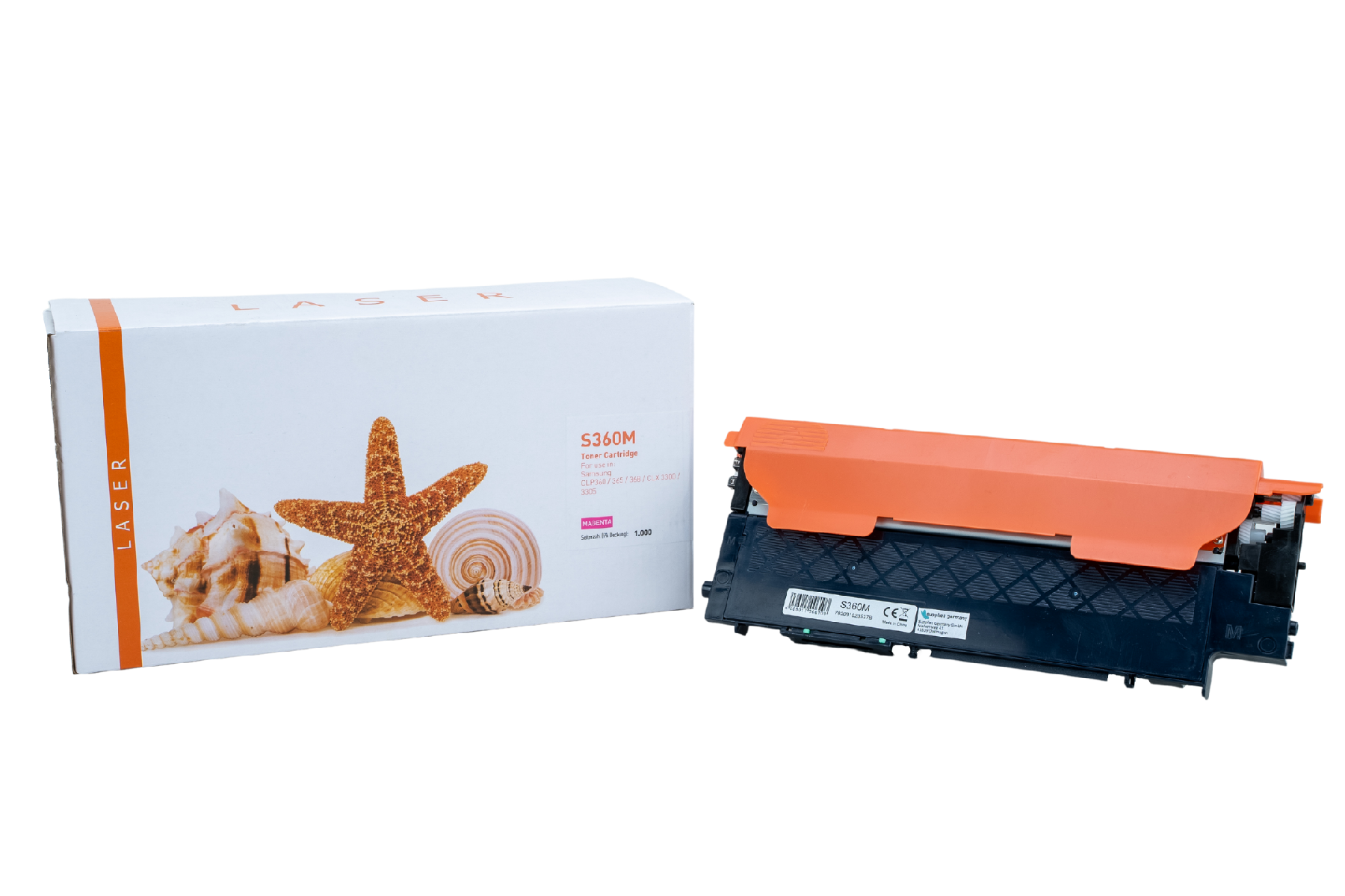 CLP360M alternativ Toner magenta Samsung / CLTM406S/ELS / 1.000 Seiten CLP360M alternativ Toner magenta Samsung / CLTM406S/ELS / 1.000 Seiten