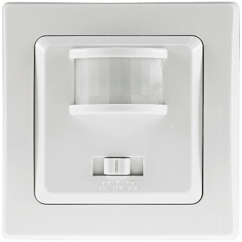 DELPHI Bewegungsmelder 160°, weiß / LED geeignet,  250V~, Unterputz, 2-Draht