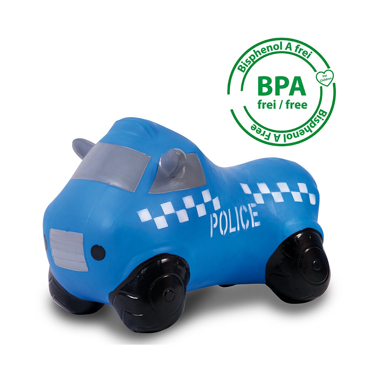 Hüpfauto Police Truck mit Pumpe