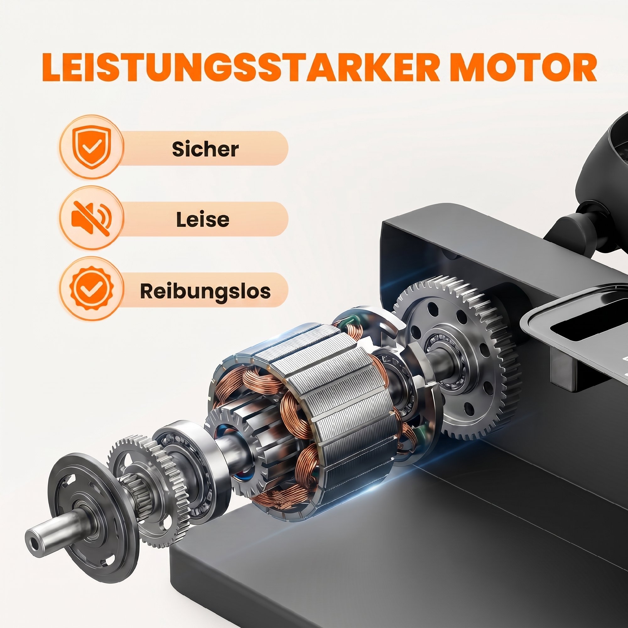 Mini Ellipsentrainer für Zuhause Untertisch Elektrischer Crosstrainer mit Fernbedienung LED-Display 12 Geschwindigkeiten