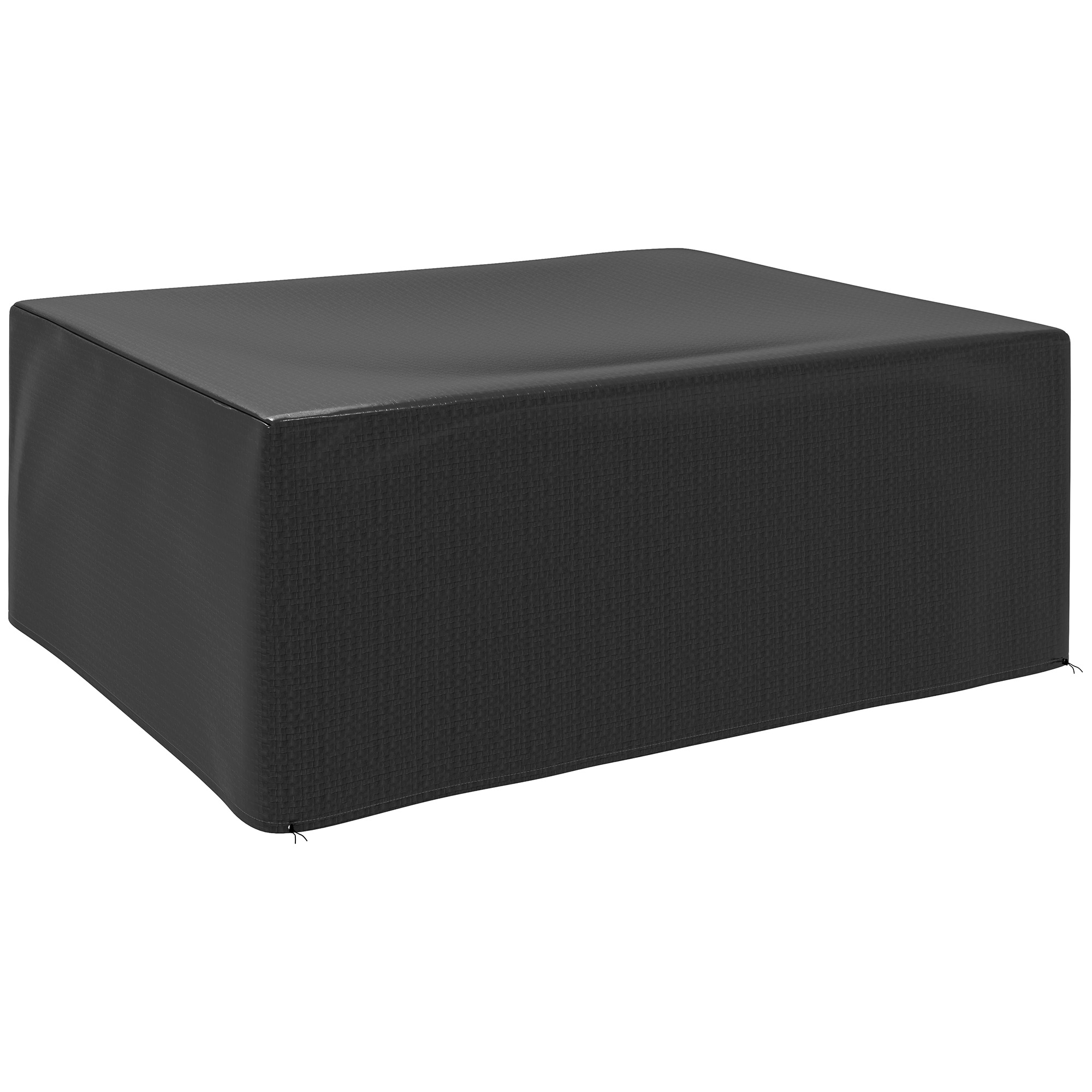 Schutzhülle für Gartenmöbel Winterfest Wasserdicht Abdeckung Anti-UV Abdeckplane 235 x 190 x 90cm Schwarz