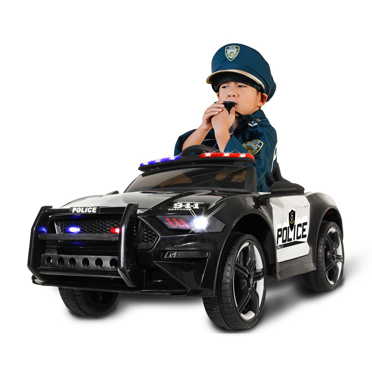 Elektro-Kinderfahrzeug US Police Car 12V