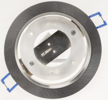 Einbaustrahler "CT-DS108" Ø108mm / GX53 Fassung, 230V, Aluminium gebürstet