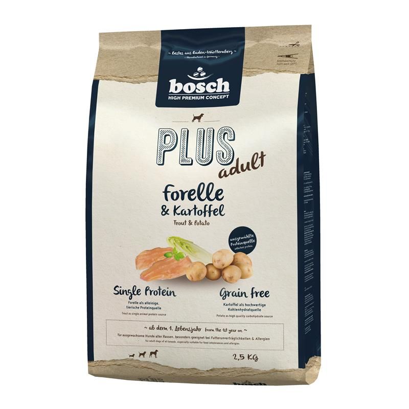 Bosch Plus Forelle & Kartoffel - 2,5 kg Bosch Plus Forelle & Kartoffel - 2,5 kg