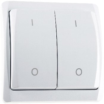 Funk-Wandsender Duo für "Pilota Casa" / 433,92MHz, max. 70m, Batterie A23