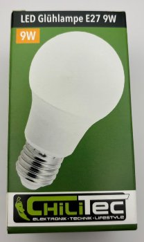 LED Glühlampe E27 "promo" warmweiß, 230V, 160°, 8,6W, 802lm, 3000k