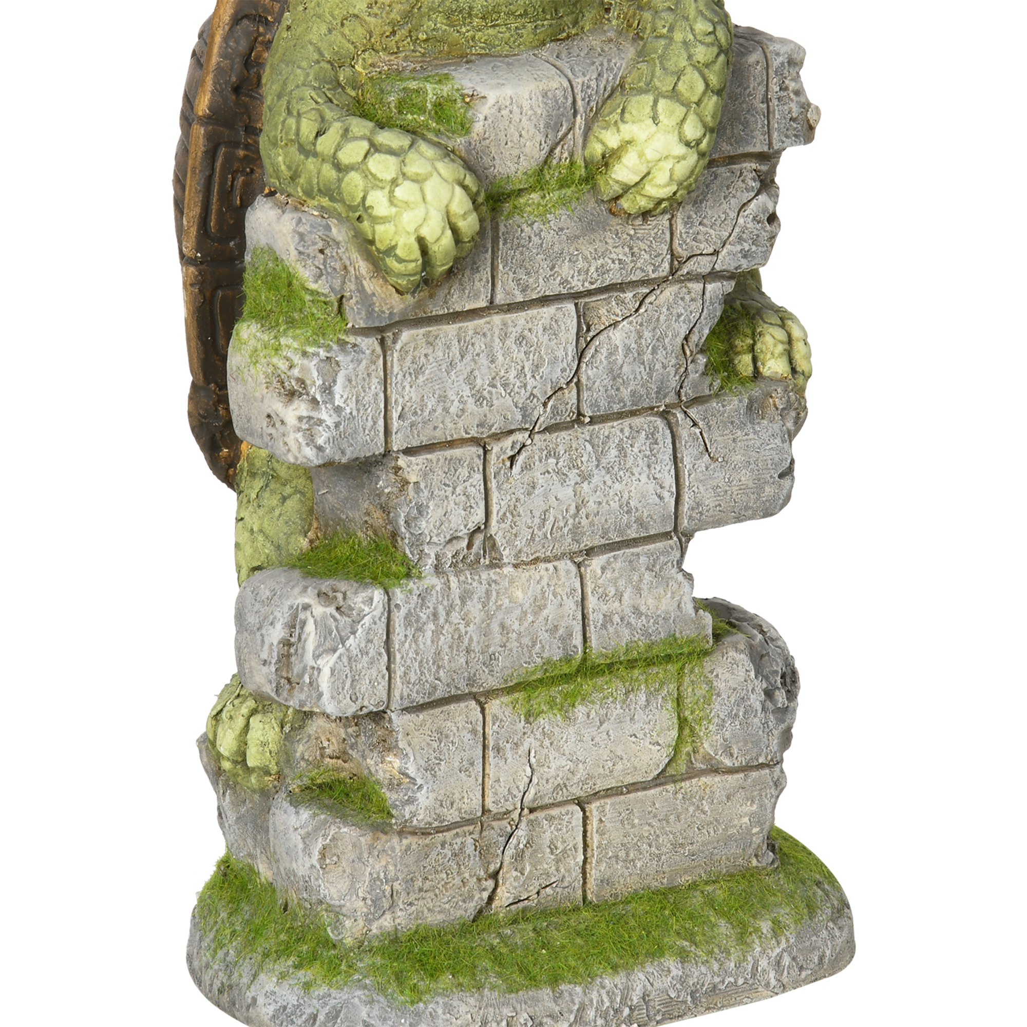 Gartenfigur "Kleine Schildkröte", Gartendekoration, wetterbeständig, inkl. Solarlicht