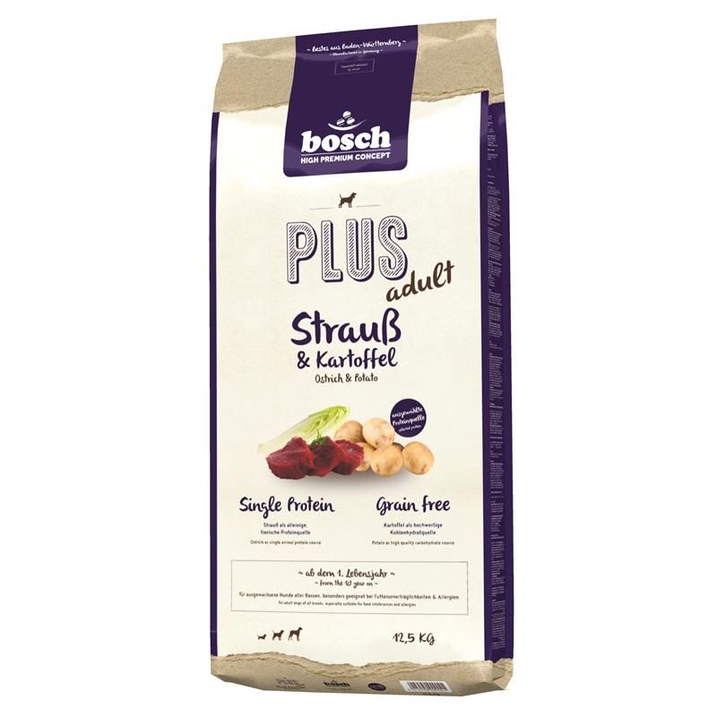 Bosch Plus Strauß & Kartoffel - 12,5 kg Bosch Plus Strauß & Kartoffel - 12,5 kg