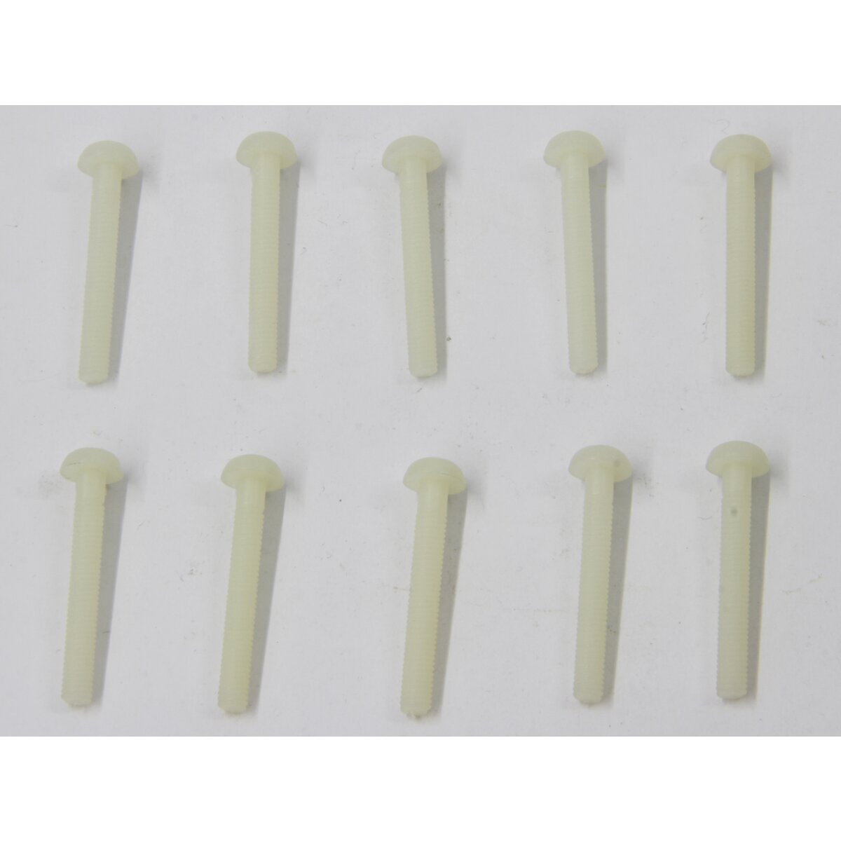 Kunststoffschrauben VE10 mit Rundk. U. Kreuzsch. M4x30mm Kunststoffschrauben VE10 mit Rundk. U. Kreuzsch. M4x30mm