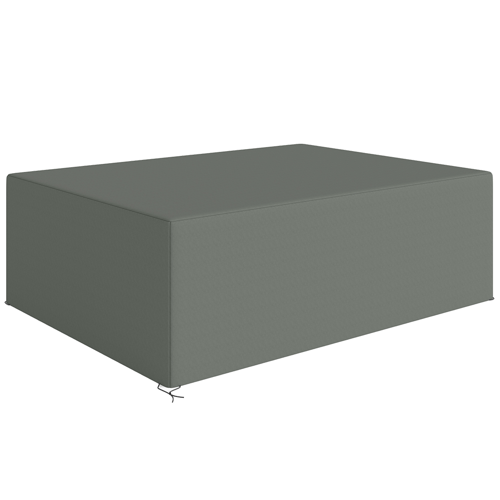 Schutzhülle für Gartenmöbel Winterfest Wasserdicht Abdeckung Abdeckplane Oxford 275 x 205 x 90 cm Dunkelgrau