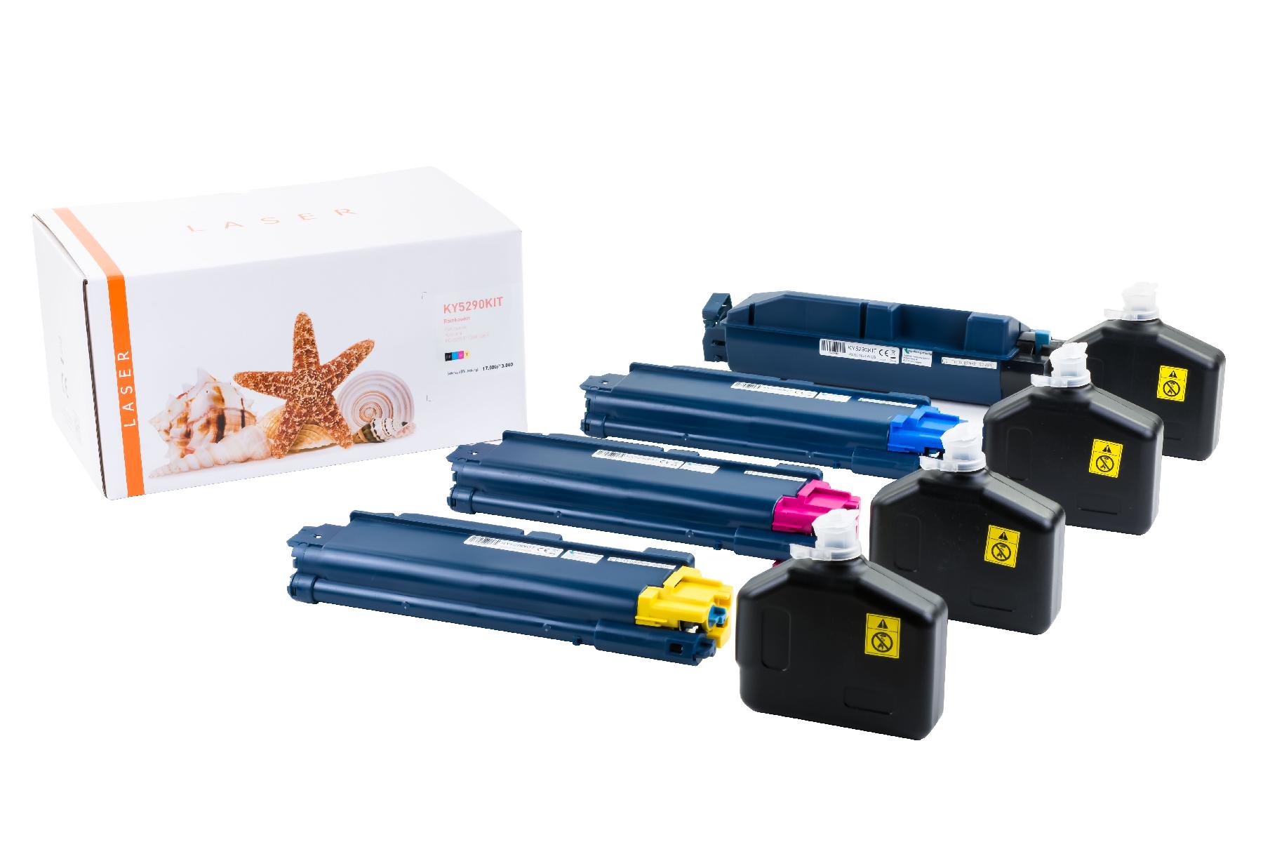 TK5290KIT alternativ Toner Rainbowkit für Kyoce / TK5290 / BK17.000 / CMY13.000 Seiten TK5290KIT alternativ Toner Rainbowkit für Kyoce / TK5290 / BK17.000 / CMY13.000 Seiten