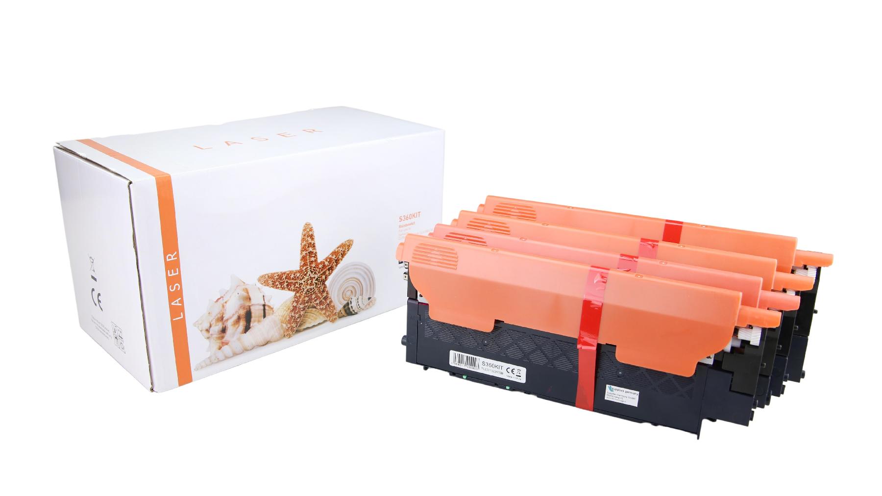 CLP360KIT alternativ Toner Rainbowkit für Samsung  / CLTP406C/ELS / BK1.500 / CMY1.000 Seiten