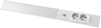 LED Unterbauleuchte "Arusha", weiß, USB A+C PD, 60cm, Licht warmweiß