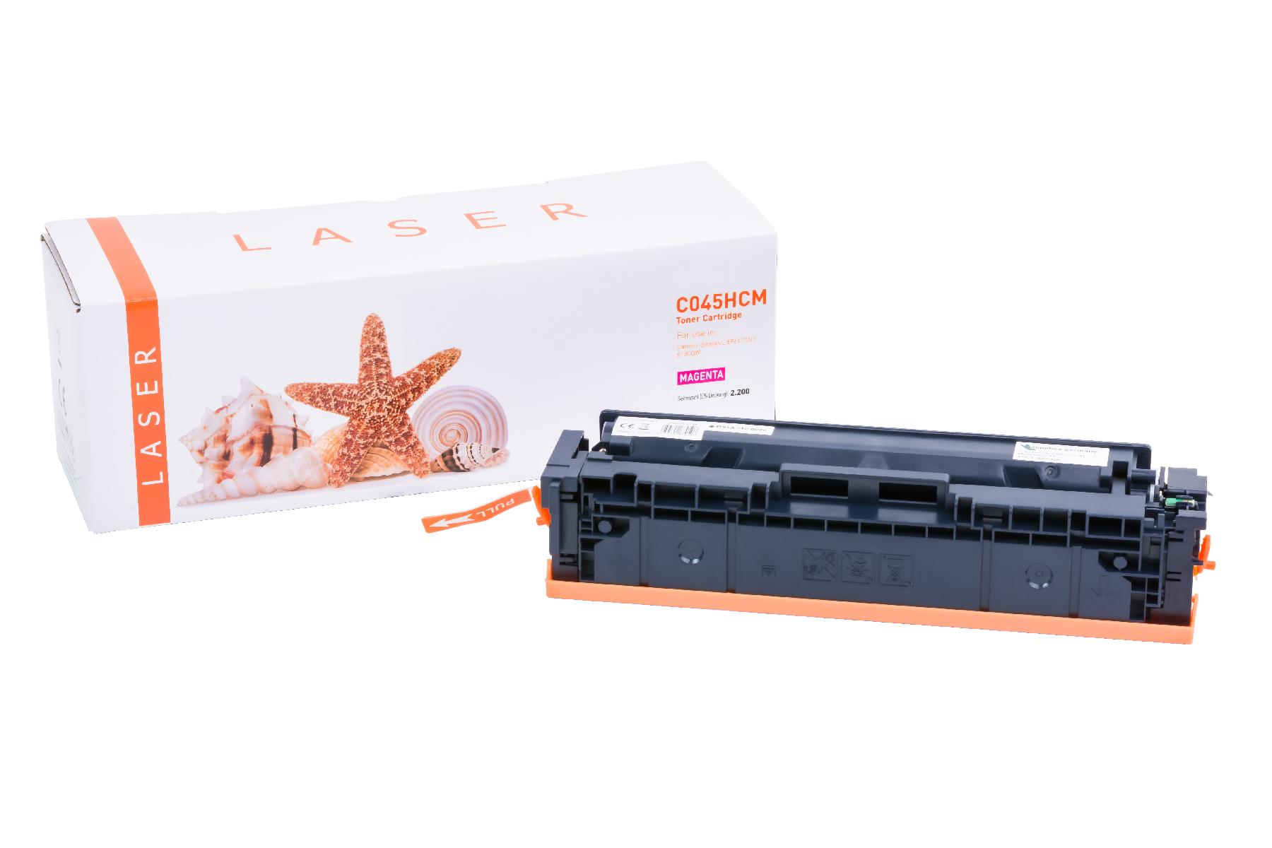 045HCCalternativ Toner magenta für Canon / 1244C002 / 2.200 Seiten
