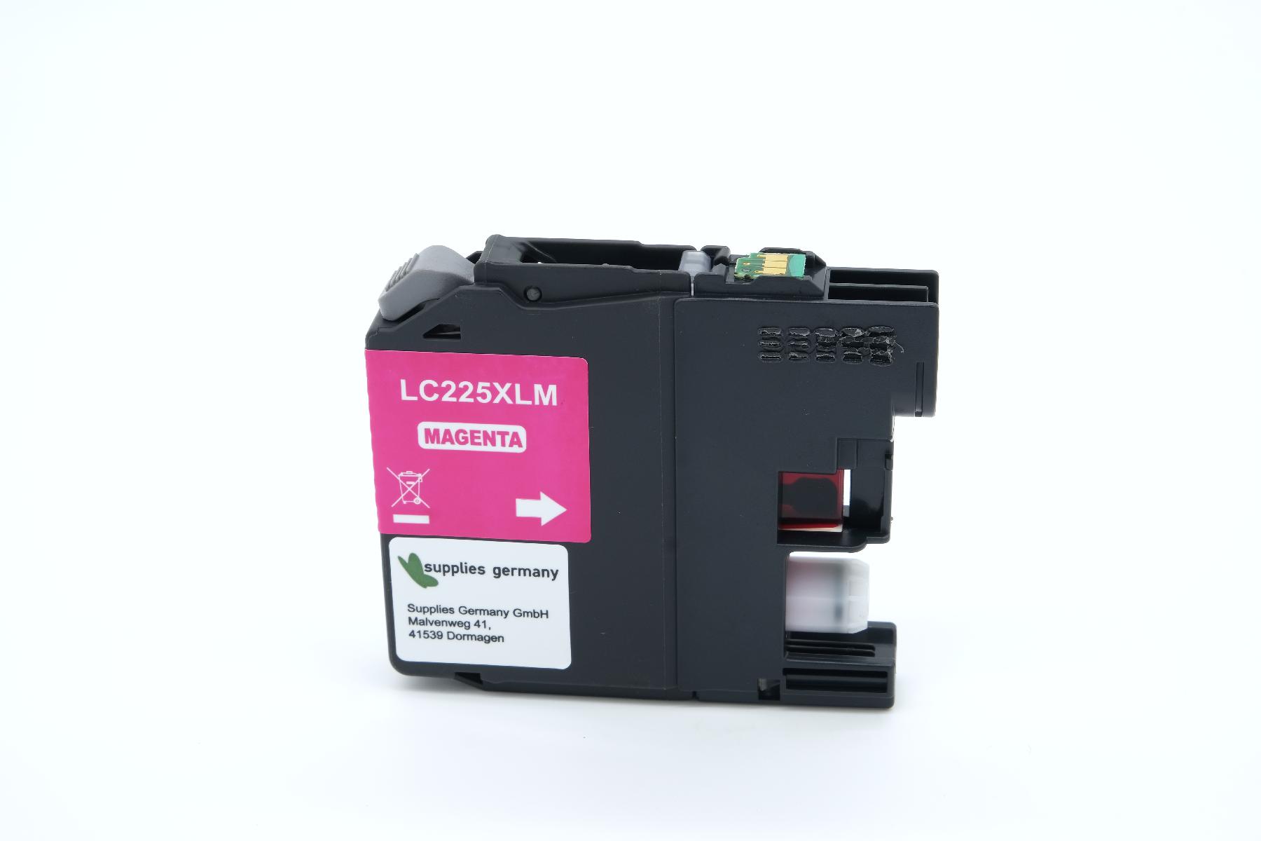 LC225XLM alternativ Tinte magenta für Brother / LC225XLM / 11ml