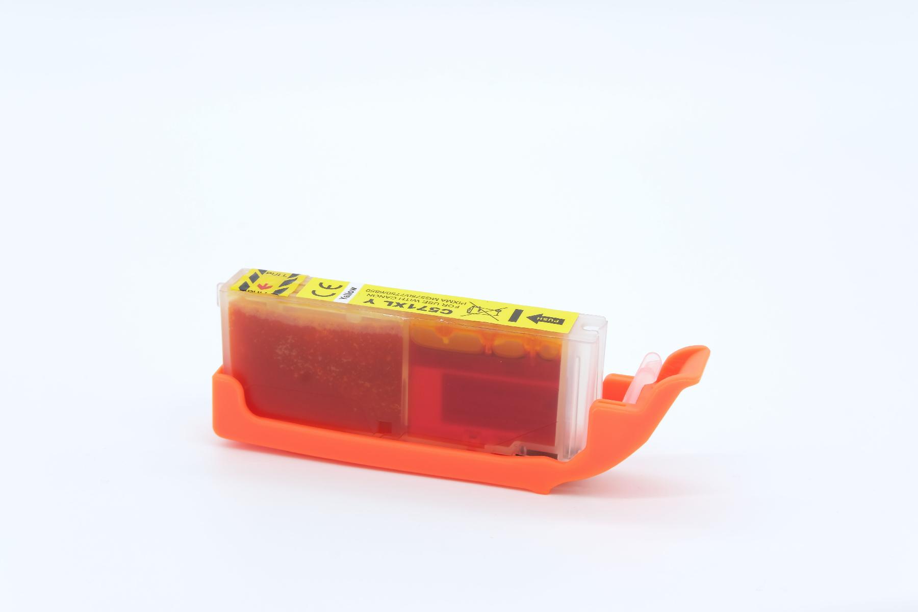 CLI571XLY alternativ Tinte yellow für Canon / 0334C001 / 10,8ml