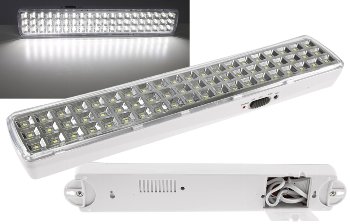 LED Notleuchte "CTNL-60 SMD" 365x70x37mm, Lithium Akku 3,7V/2200mAh, nur 4W