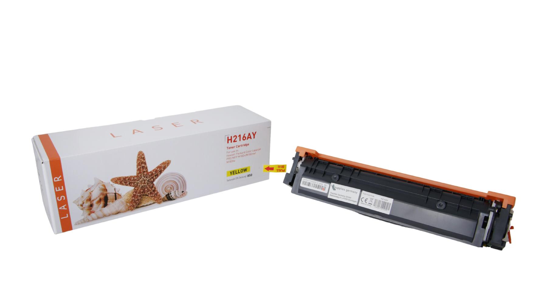216AY alternativ Toner gelb für HP / W2412A / 850 Seiten 216AY alternativ Toner gelb für HP / W2412A / 850 Seiten