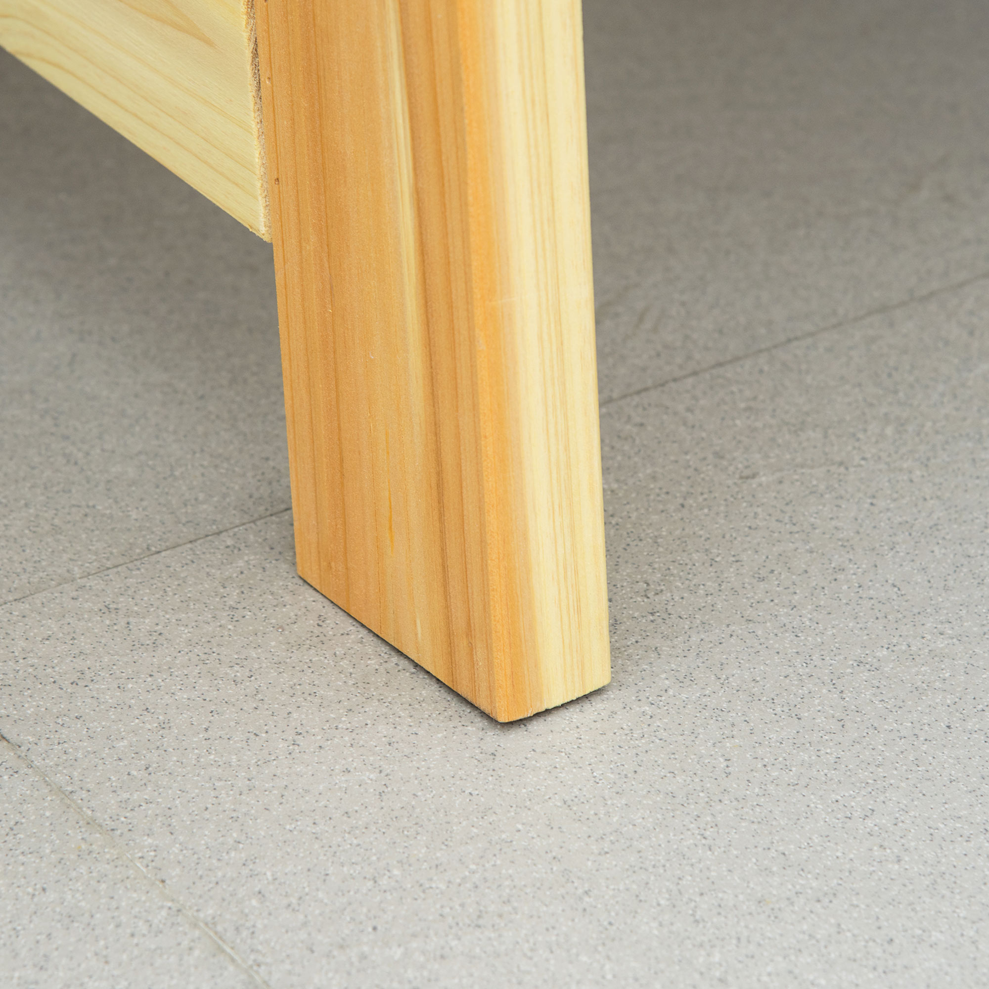 2-Sitzer Gartenbank Holz, wetterfest Sitzbank, UV-Beständig Gartenmöbel mit Rückenlehnen, Parkbank 220kg belastbar, Balkonbank, Holzbank für Balkon Terrasse, Garten, 116 x 56 x 80 cm, Natur