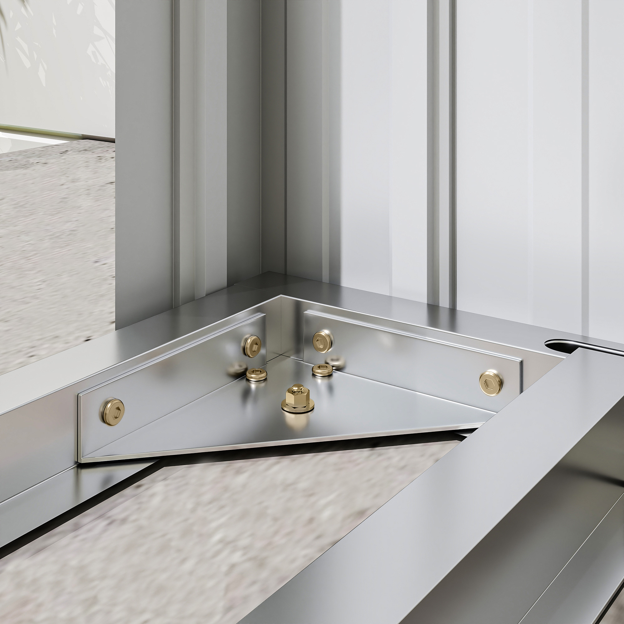 Brennholzschuppen, Feuerholzunterstand, Stahl, erhöhter Boden, Schrägdach, 150 x 66,5 x 150 cm, Dunkelgrau