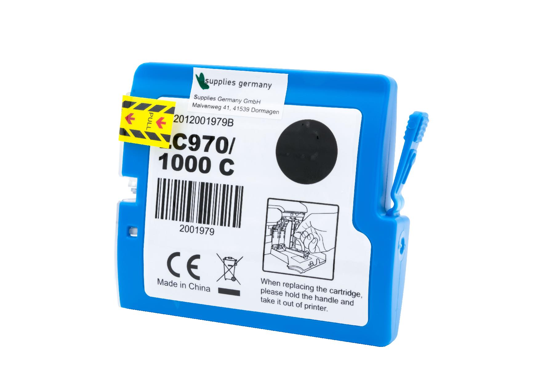 LC970/1000C alternativ Tinte  cyan für Brother / LC1000C / 15ml