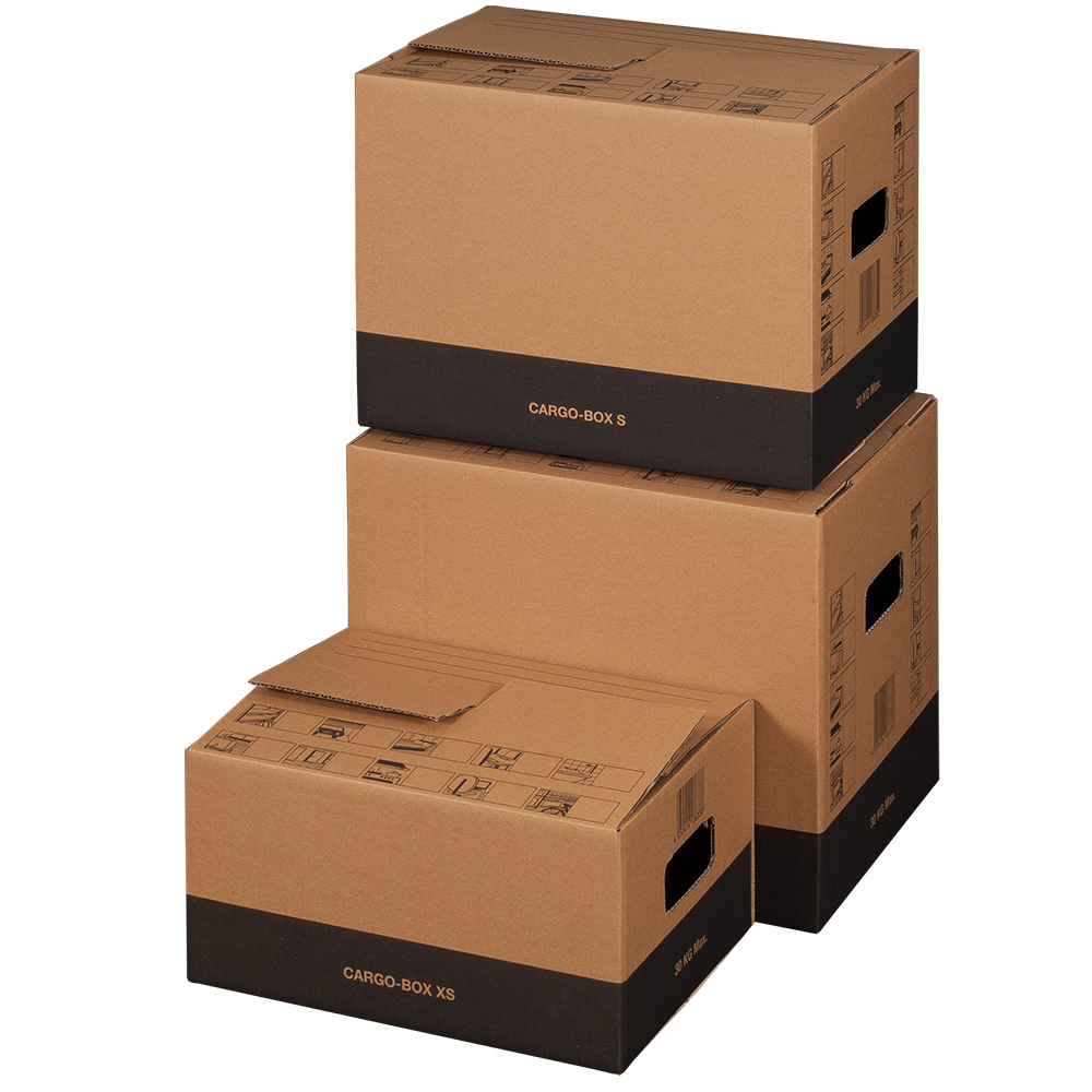 Cargobox S, 40x30x30cm, braun, 1-wellig, VPE10