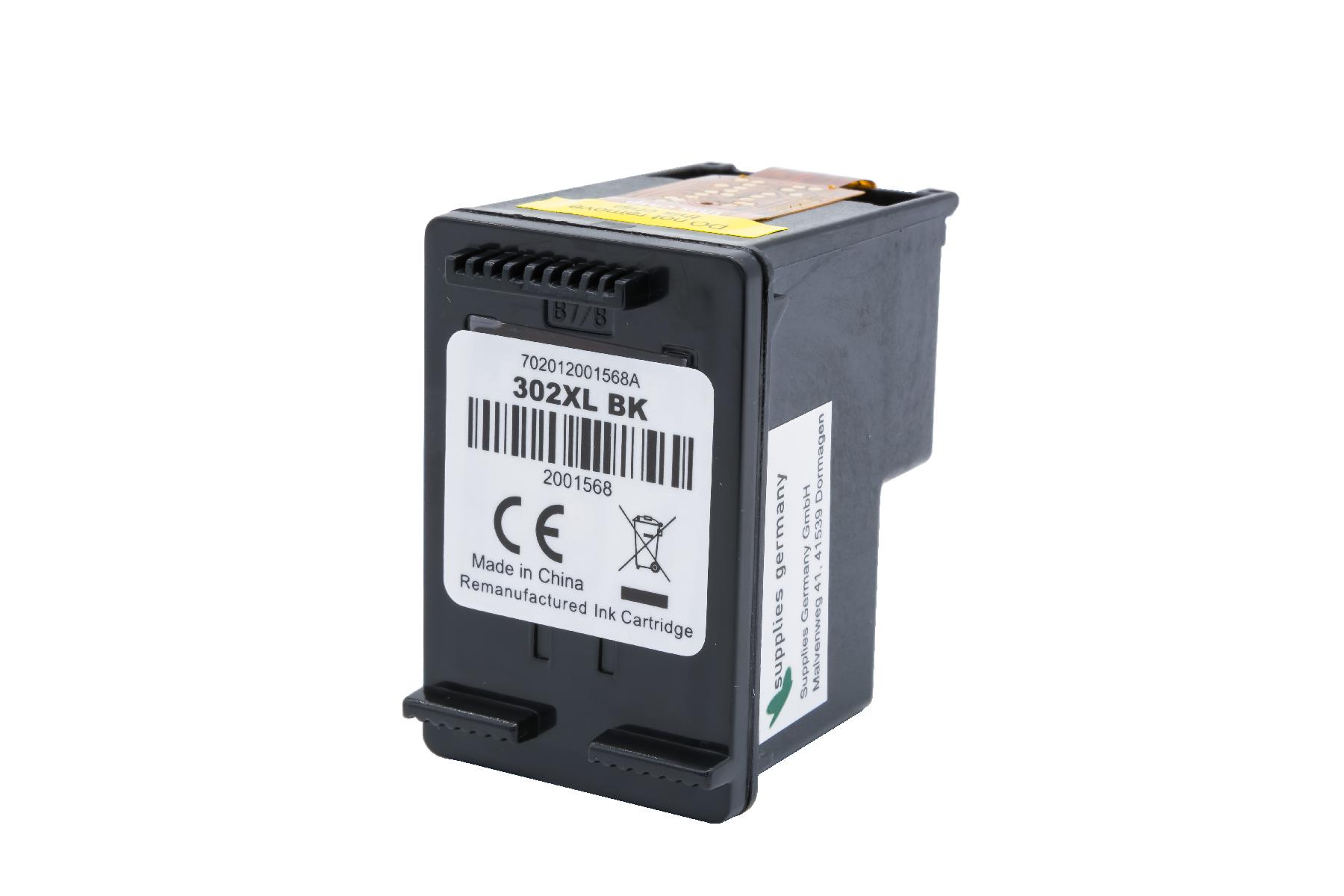 302BKXL alternativ Tinte black HP / F6U68AE / 18ml (EU) 302BKXL alternativ Tinte black HP / F6U68AE / 18ml (EU)
