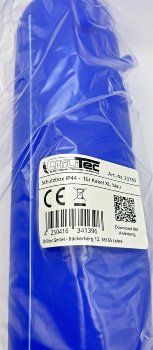 Kabelschutzbox für Aussen IP44 XL, für CEE, LxØ 365x90mm, Blau Kabelschutzbox für Aussen IP44 XL, für CEE, LxØ 365x90mm, Blau