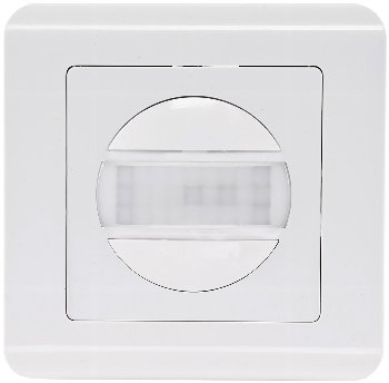 Unterputz PIR-Bewegungsmelder 160° Pro, LED geeignet, 2-Draht Technik, weiß