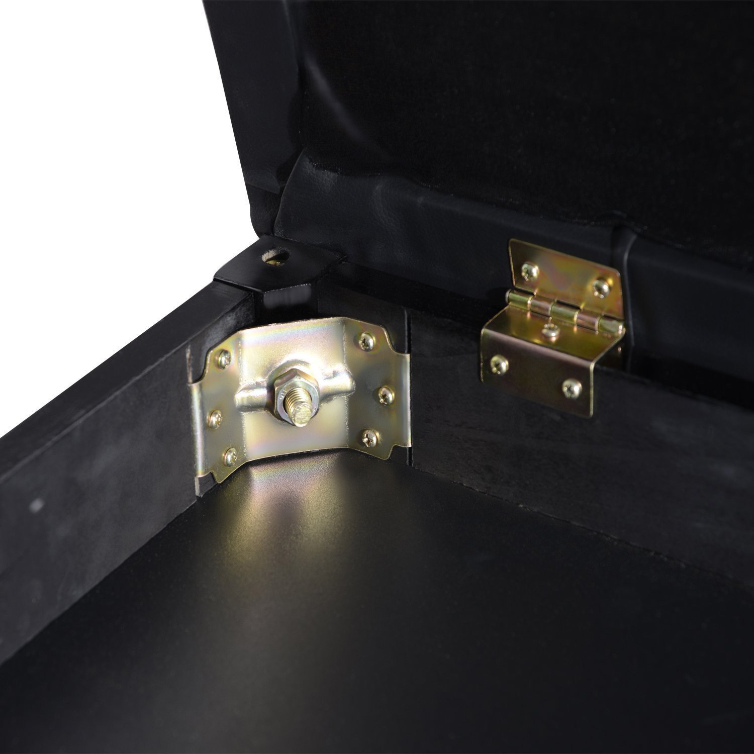 Klavierhocker, Klavierbank mit Verstecktem Stauraum, Klavierstuhl mit Kunstleder Kissen, Pianobank, Massivholz Keyboardbank für Piano, Keyboard, 76 x 36 x 50 cm, Schwarz