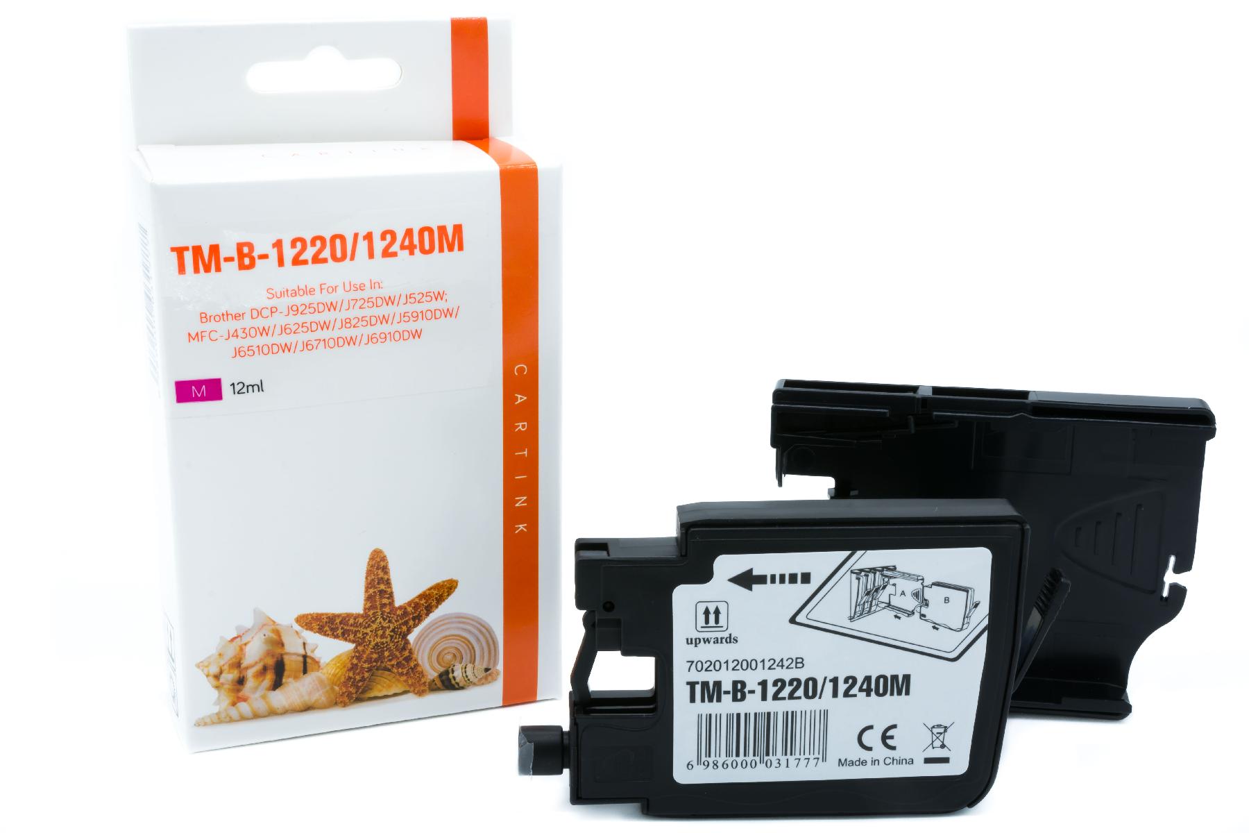 LC1220/1240M alternativ Tinte magenta / LC1240M / 12ml LC1220/1240M alternativ Tinte magenta / LC1240M / 12ml